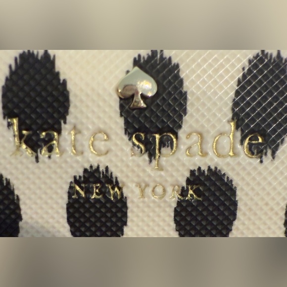Kate Spade Black and White Polka Dot Wallet - Picture 5 of 5
